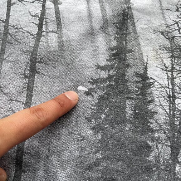 Casual Industrees Nature T-Shirt AOP Winter / Trees Men’s T-Shirt Size: L - Picture 6 of 7